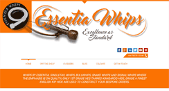 Desktop Screenshot of essentiawhips.co.uk